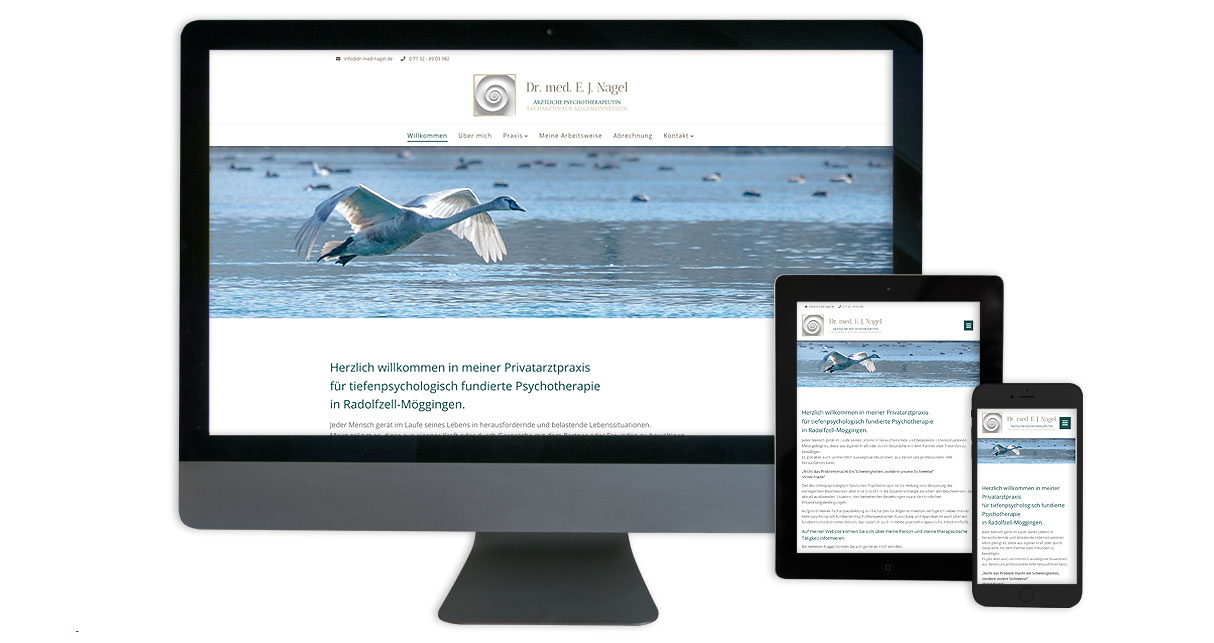 Responsives Webdesign - Desktop, Tablet, Smartphone