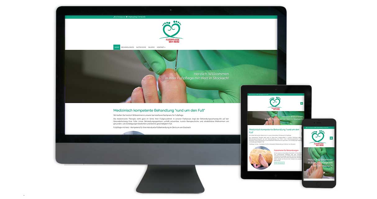 Website Desktop, Tablet, Mobilphone